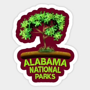 Alabama National Parks Sticker